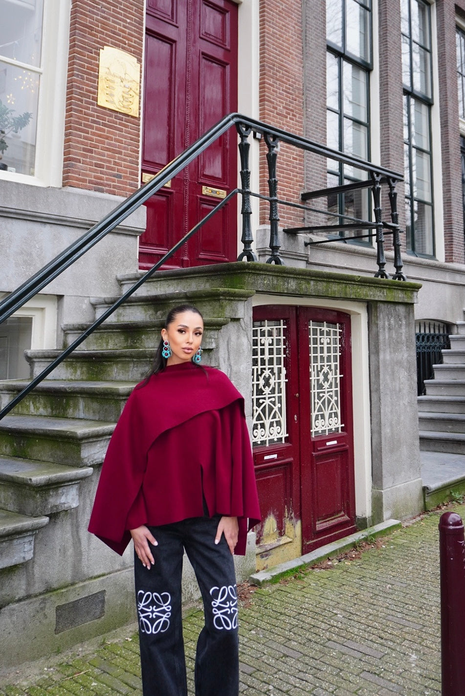 Sefi Burgundy Coat