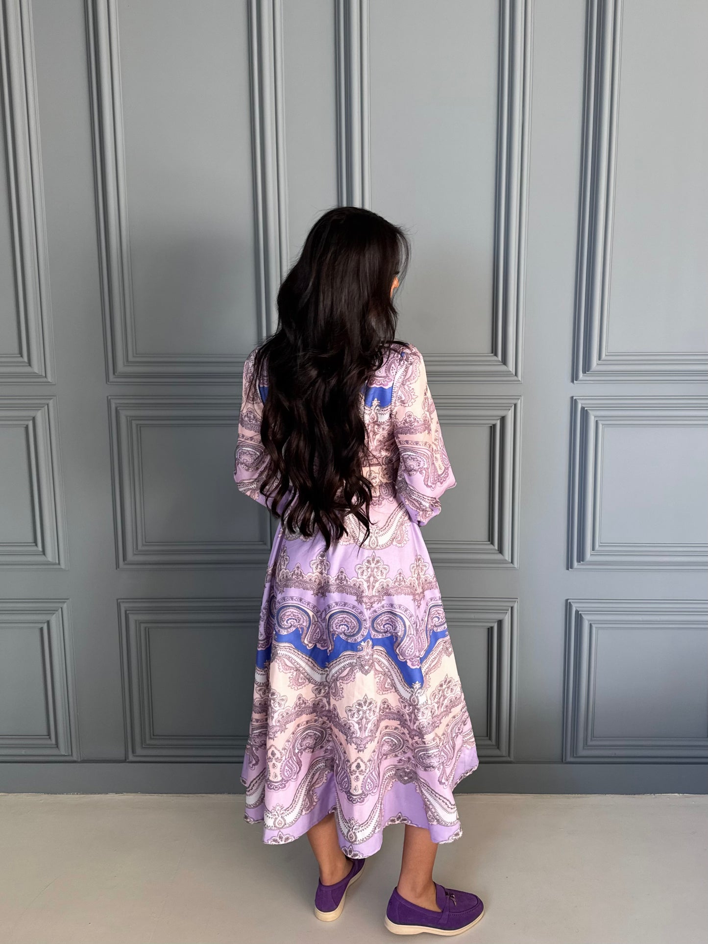 Violet Dream Midi Dress