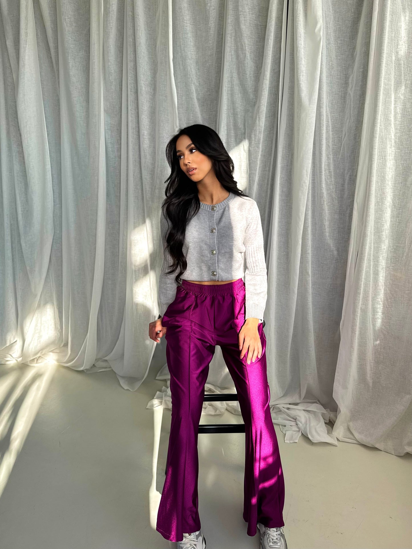 Purple Track Pants
