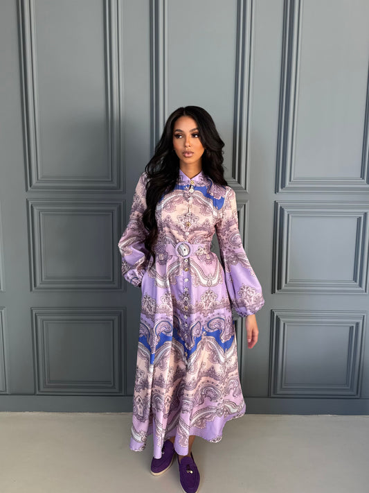 Violet Dream Midi Dress
