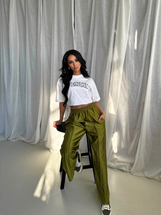 Green Track Pants